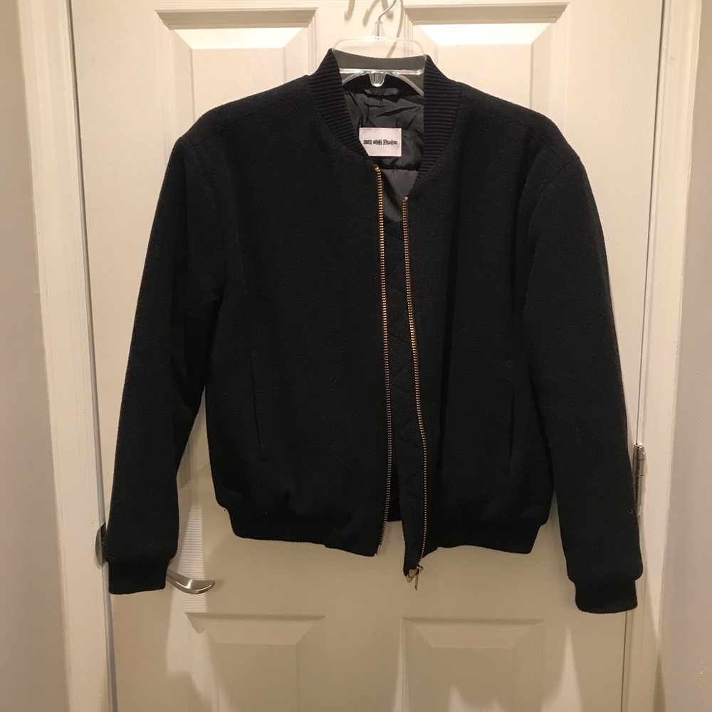 Wool Bomber Jacket - Picture 2 of 5